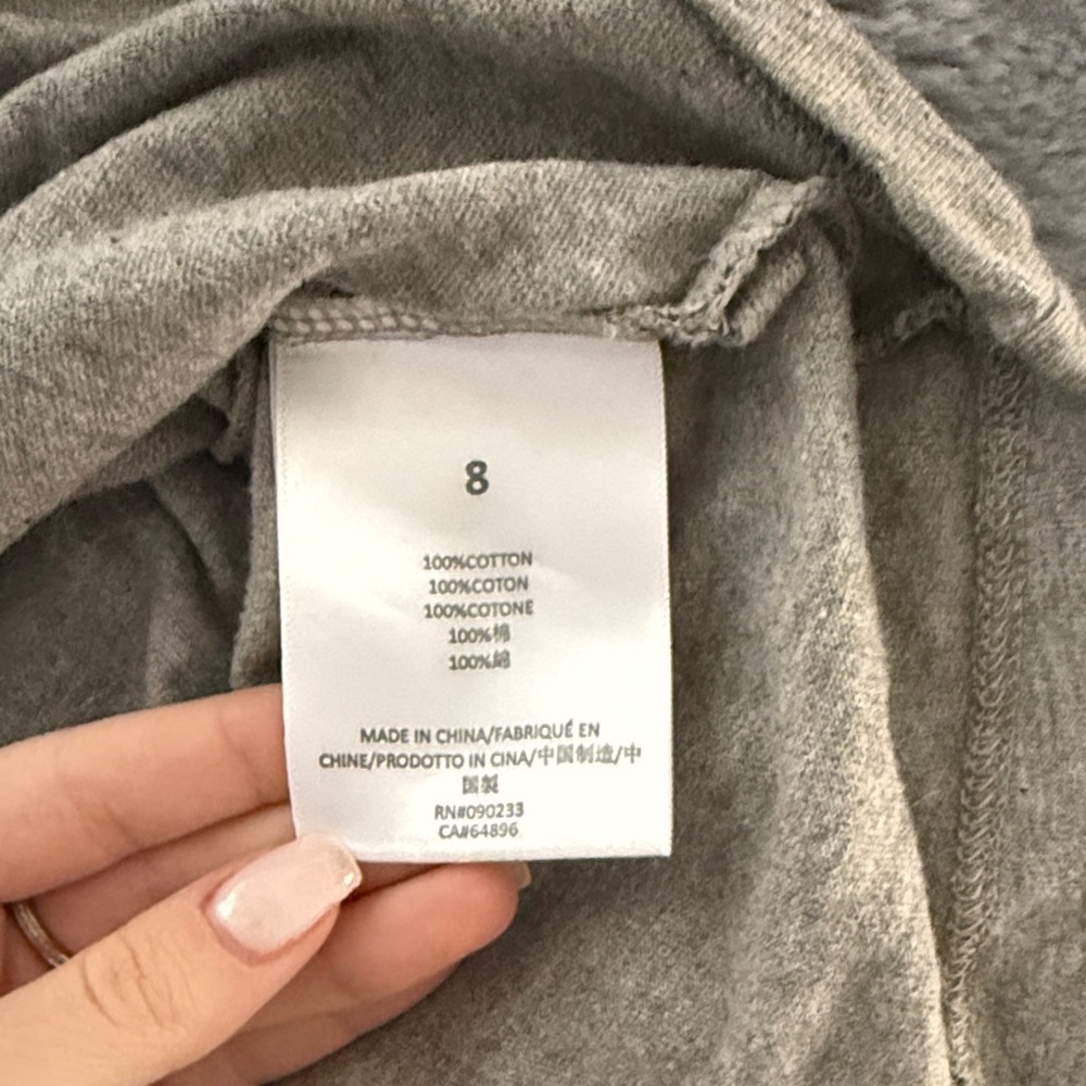 Essentials Heather Gray Tee - Picture 5 of 7
